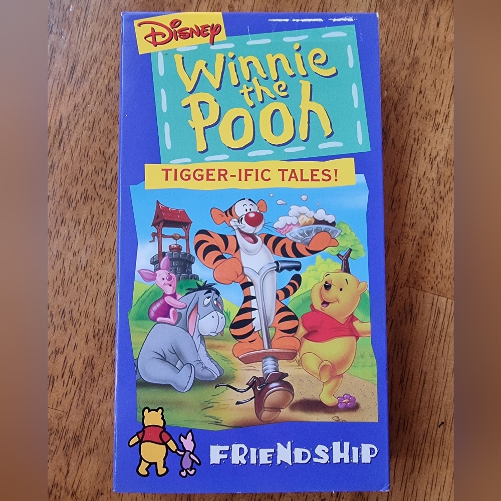 Winnie the Pooh Disney TIGGER-IFIC TALES! Friendship VHS